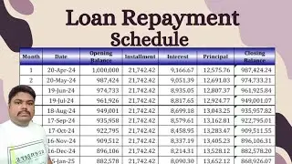 How To Create a Loan Repayment Schedule
