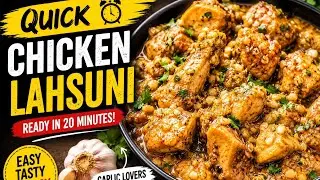 Quick chicken lasuni 🍲👍🤤 recipe#chickenlasuni#quickrecipe#fastmeals