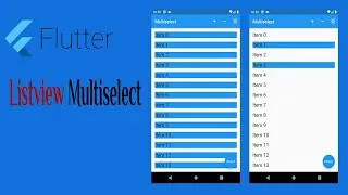 26- Flutter Listview Multiselect