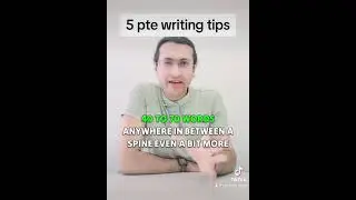 5 PTE Writing Tips: Summarise Written Text (tip 5) #pte #ptetips #ptetipsandtricks #ptewriting