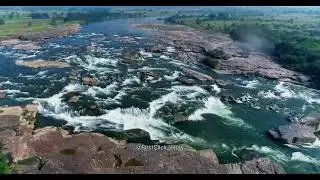 PURWA WATERFALLS REWA DRONE VIEW ।