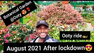 Ooty ride ep no :07 🏍️😍 After lockdown 2021 Botanical garden at Ooty 😍🥶#biker#rider#traveller#attur