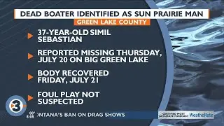 Boater found dead in Green Lake County was Sun Prairie man