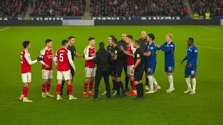 Rosenior Holds Back Enzo Fern&aacute;ndez After Zubimendi Clash | Chelsea vs Arsenal Heated Exchange 