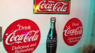 My  Neon Coca Cola Sign Metal Signs Traffic Signals Man Cave Items.