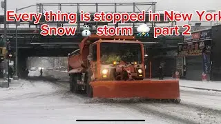 New York hit snow ❄️ storm 2026 | Zohran Mamdani decleard emergency 🆘 | part2