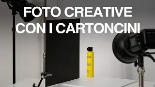 Fotografare prodotti con dei semplici cartoncini