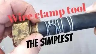 Homemade wire binder tool. The simplest.