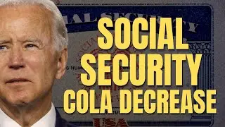 The COLA For Social Security Beneficiaries is DECREASE MASSIVELY in 2024 | THIS is Why