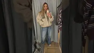 Pull&Bear/ примерки/ бомбер с мехом 2х сторонний/ зима 2026/