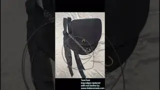 Bag edges replacement and repair, get free quotes:www.italianomade.com #bagsrepair #tomford #bags