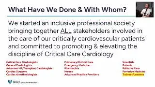 Society of Critical Care Cardiology Inaugural Meeting Introduction 2025