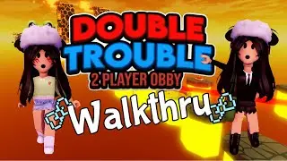 Two Player Obby Double Trouble *Walkthrough*