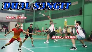 Saat 2 Pemain Kidal  Bertemu, ALFIN/KAHFI vs SATRIA/FAROS | Tournament BORNEO CUP 2, GOR SEMAR