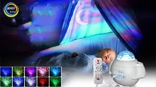 Indoor romantic atmosphere projection lamp USB charging music night light