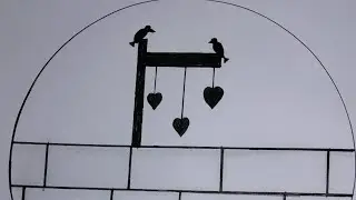 Drawing:How to draw a circle with an easy trick 😊#viralvideo #art 