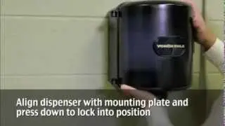 Centerpull Towel Dispenser installation