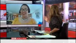 Kimisha Turner | Seattle | BLM Mural BBC WORLD NEWS INTERVIEW 2020