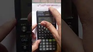 👆👆👆Решайте кубические уравнения с помощью Casio fx 991 es plus #математика #уравнения #шорты #casio
