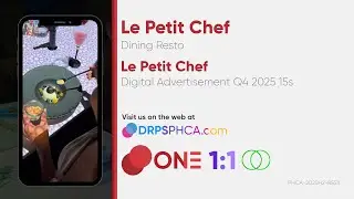 Le Petit Chef Grand Hyatt Manila Digital Ad Q4 2025 15s (Philippines) [1:1/ST]