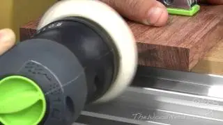 Edge sanding performance of the Festool RO DX