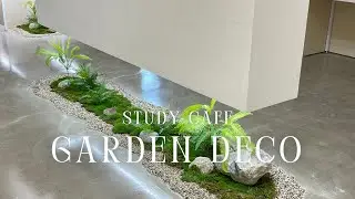 스터디카페 식물 인테리어 Plants interior in a study room