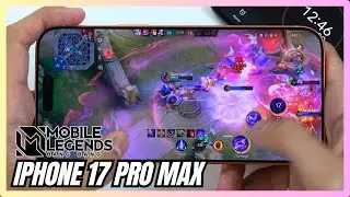 iPhone 17 Pro Max Mobile Legends Gaming test MLBB | Apple A19 Pro, 120Hz Display