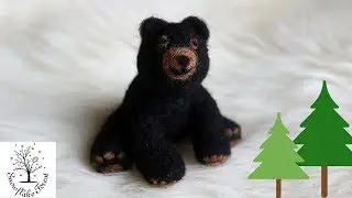 NEEDLE FELTING Bear