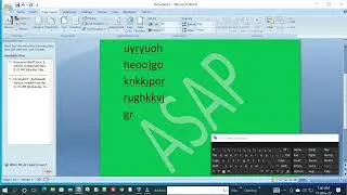 How to use ms word with watermarks