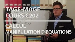 TAGE-MAGE - MANIPULATION D'EQUATIONS
