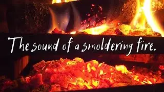 The sound of a smoldering fire. Relaxing crackle of coals.For sleep, meditation and relaxation.