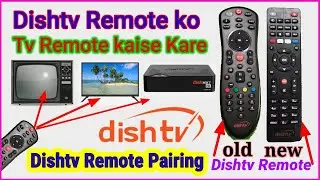 how to pair dish tv remote to tv remote.dishtv remote pairing 2022.#babulidth #remotepairing #dishtv