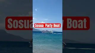 Sosua best party boat with foods and drinks #travel