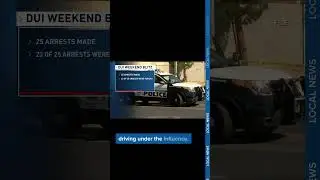 25 arrests made in latest Las Vegas weekend DUI blitz