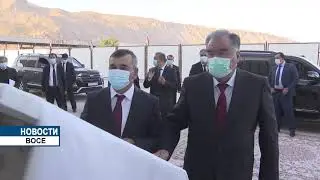Президент в Восе открыл предприятие по выпуску стирального порошка
