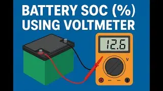 Battery State of Charge (%) Measurement Using Voltmeter | Simple Practical Method | Thulasi Ram