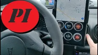 Easy Tesla Style Screen for Cars with OBD Link to the Car's Computer