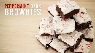 Peppermint Bark Brownies
