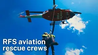 Behind the scenes of RFS aviation rescue training