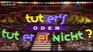 Tu er's oder tut er es nicht | Hochzeitsspiel