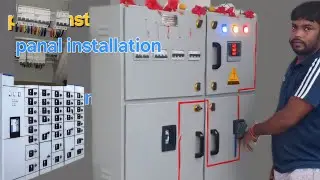 Panal installation kaise kare #panal #panelwiring #electricalengineering #construction #bollywood 