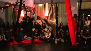 Vertical Fitness Dallas Jingle Bell Bash 2012 - Kim's Lyra Hoop Solo