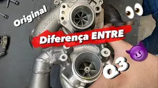 DIFERENÇA ENTRE TURBINA ORIGINAL UP TSI  X TURBINA DE Q3