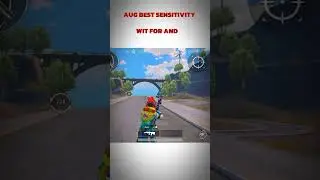 AUG BEST SENSITIVITY EVER 💥 || #pubg #pubggun  #bgmj #trending  #gaming