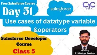 Use cases of datatype variable &operators |Salesforce training Ameerpet| Salesforce Course| CYCSOFT