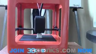 3D Printing the 3Dponics Venturi with M3D's Micro 3D Printer - Timelapse