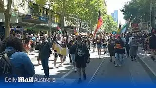 Aussies march down Melbourne CBD for First Nation Peoples