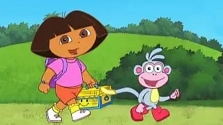 Dora and buji easy drawing and colouring tutorial for kids