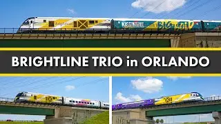 Brightline Train Trio in Orlando, FL | 7/27/25