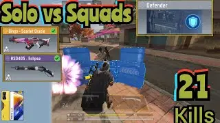 Best Dingo Gunsmith Loadout in Battle Royale Solo vs Squads Defender Clase 21 Kills #codm